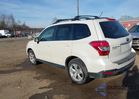 2015 Subaru Forester 2.5I Premium из США, поврежденный, VIN JF2SJADC8FH503254